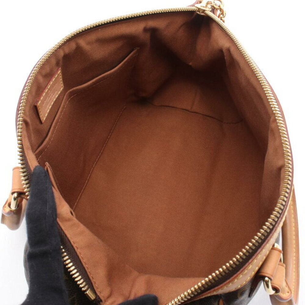 Louis Vuitton Tivoli Monogram Handbag Canvas Leather Brown - Picture 3 of 10